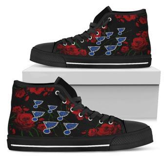 Lovely Rose Thorn Incredible St. Louis Blues High Top Shoes | Favorety UK