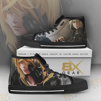 Mello High Top Shoes Death Note Mystery Art Idea Gift For Fan | Favorety AU