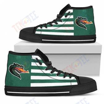 Mens Womens American Flag Uab Blazers High Top Shoes | Favorety DE