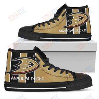 Mens Womens Anaheim Ducks High Top Shoes Steaky Trending Fashion Sporty | Favorety AU