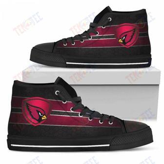 Mens Womens Arizona Cardinals High Top Shoes The Shield Shoes | Favorety CA