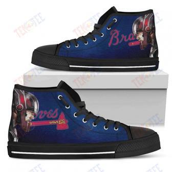 Mens Womens Atlanta Braves High Top Shoes Thor Head Beside Shoes | Favorety UK