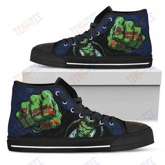 Mens Womens Atlanta Braves Hulk Punch High Top Shoes Printable | Favorety UK