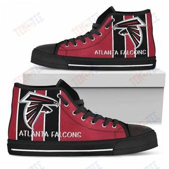 Mens Womens Atlanta Falcons High Top Shoes Steaky Trending Fashion Sporty Shoes | Favorety AU