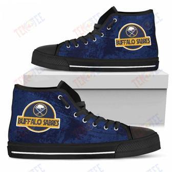 Mens Womens Buffalo Sabres High Top Shoes Jurassic Parktop Quality | Favorety UK