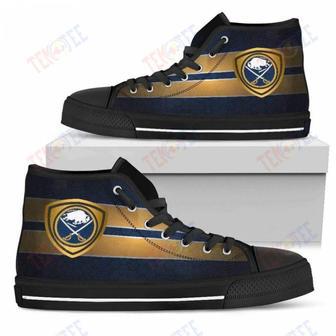 Mens Womens Buffalo Sabres High Top Shoes The Shield Shoes | Favorety UK