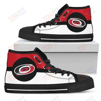 Mens Womens Carolina Hurricanes High Top Shoes Bright Colours Open Sections Great | Favorety