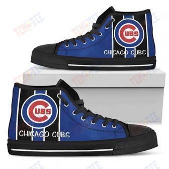 Mens Womens Chicago Cubs High Top Shoes Steaky Trending Fashion Sporty Shoes | Favorety