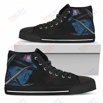 Mens Womens Chicago Cubs Nightmare Freddy Colorful High Top Shoes Printable | Favorety DE