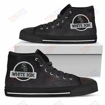 Mens Womens Chicago White Sox High Top Shoes Jurassic Parktop Quality | Favorety CA