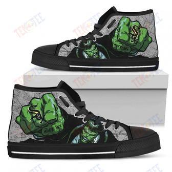 Mens Womens Chicago White Sox Hulk Punch High Top Shoes Printable | Favorety DE