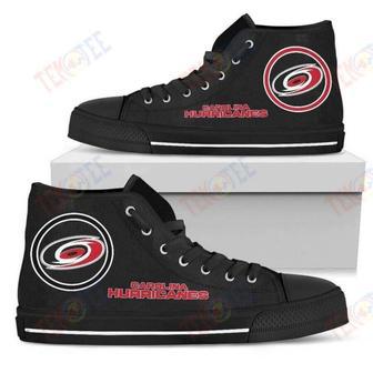 Mens Womens Circle Logo Carolina Hurricanes High Top Shoes | Favorety CA