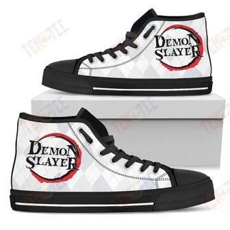 Mens Womens Demon Slayer Sneakers High Top Shoes For Anime Fan | Favorety UK