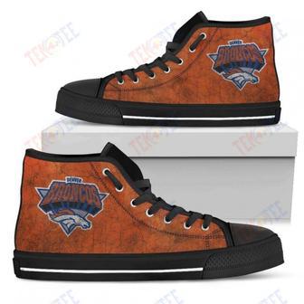 Mens Womens Denver Broncos High Top Shoes Simple Logoshoes | Favorety UK