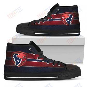 Mens Womens Houston Texans High Top Shoes The Shield Shoes | Favorety