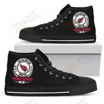 Mens Womens I Will Not Keep Calm Amazing Sporty Arizona Cardinals High Top Shoes | Favorety UK