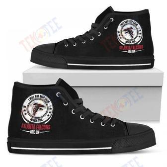 Mens Womens I Will Not Keep Calm Amazing Sporty Atlanta Falcons High Top Shoes | Favorety UK