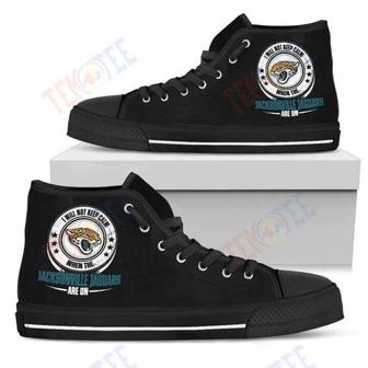 Mens Womens I Will Not Keep Calm Amazing Sporty Jacksonville Jaguars High Top Shoes | Favorety UK