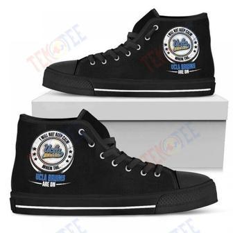 Mens Womens I Will Not Keep Calm Amazing Sporty Ucla Bruins High Top Shoes | Favorety UK