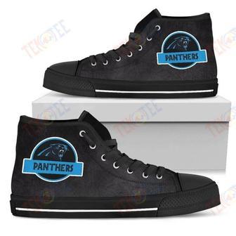 Mens Womens Jurassic Park Carolina Panthers High Top Shoes | Favorety CA