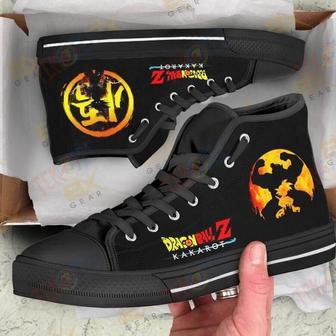 Mens Womens Kakalot Dragon Ball Sneakers High Top Shoes Anime Fan T | Favorety UK