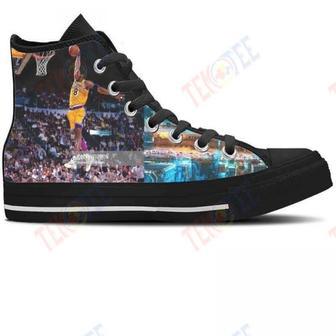 Mens Womens Kobe Bryant Black High Top Shoes Printable | Favorety UK