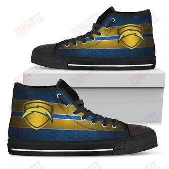 Mens Womens Los Angeles Chargers High Top Shoes The Shield Shoes | Favorety UK