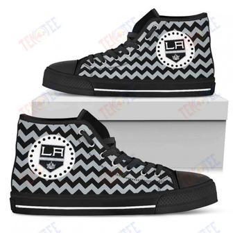 Mens Womens Los Angeles Kings High Top Shoes Chevron Broncos Printable | Favorety DE