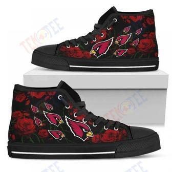 Mens Womens Lovely Rose Thorn Incredible Arizona Cardinals High Top Shoes | Favorety UK