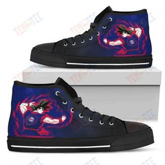 Mens Womens Minnesota Twins Goku Saiyan Power High Top Shoes Printable | Favorety