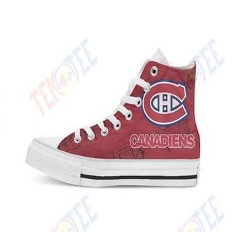 Mens Womens Montreal Canadiens High Top Shoes For Men And Women Nice And Comfortable | Favorety CA