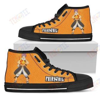 Mens Womens Natsu Fairy Tail Sneakers High Top Shoes Anime Fan T | Favorety DE