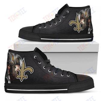 Mens Womens New Orleans Saints High Top Shoes Thor Head Beside Shoes | Favorety CA