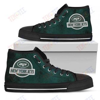 Mens Womens New York Jets High Top Shoes Jurassic Parktop Quality | Favorety AU