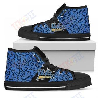 Mens Womens Perfect Cross Color Absolutely Nice Ucla Bruins High Top Shoes | Favorety