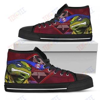 Mens Womens Philadelphia Phillies Turtle Ninja High Top Shoes Printable | Favorety