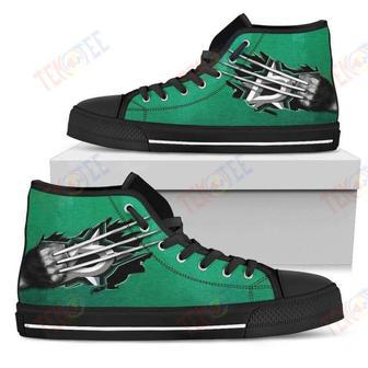 Mens Womens Scratch Of The Wolf Dallas Stars High Top Shoes | Favorety