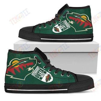 Mens Womens Straight Outta Minnesota Wild High Top Shoes | Favorety DE