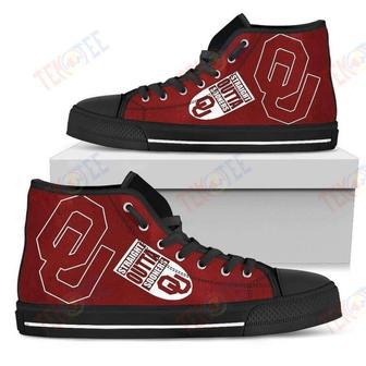 Mens Womens Straight Outta Oklahoma Sooners High Top Shoes | Favorety DE