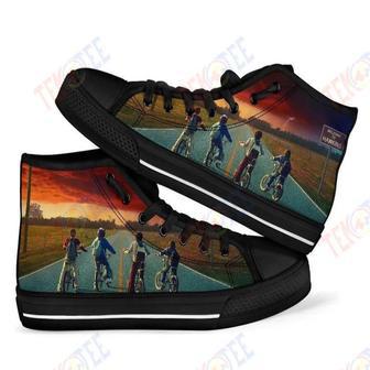 Mens Womens Stranger Things Sneakers High Top Shoes | Favorety CA