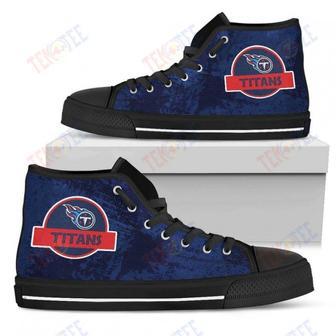 Mens Womens Tennessee Titans High Top Shoes Jurassic Parktop Quality | Favorety