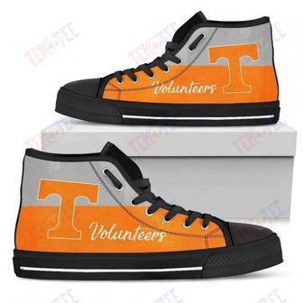 Mens Womens Tennessee Volunteers High Top Shoes Divided Colours Stunning | Favorety DE