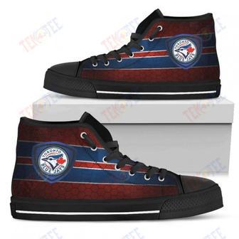 Mens Womens Toronto Blue Jays High Top Shoes The Shield Shoes | Favorety AU