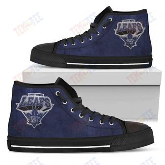 Mens Womens Toronto Maple Leafs High Top Shoes Simple Logo Shoes | Favorety UK