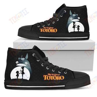 Mens Womens Totoro Belly Sneakers High Top Shoes My Neighbor Totoro - Monsterry CA