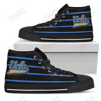 Mens Womens Ucla Bruins High Top Shoes Edge Straight Perfect Circle Shoes | Favorety UK