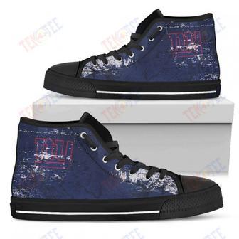 Mens Womens York Giants High Top Shoes Grunge Vintage Logo Printable | Favorety