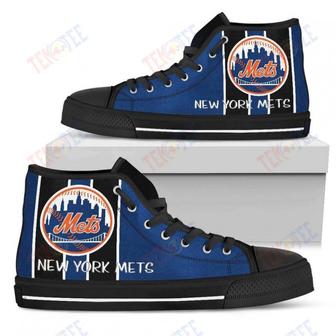 Mens Womens York Mets High Top Shoes Steaky Trending Fashion Sportytop Quality | Favorety