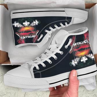 Metallica For Man And Women Custom Canvas High Top Shoes | Favorety UK