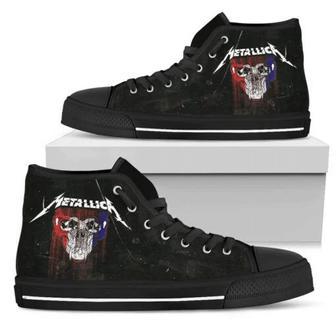 Metallica Tour Rock Festival High Top Shoes Limited | Favorety UK